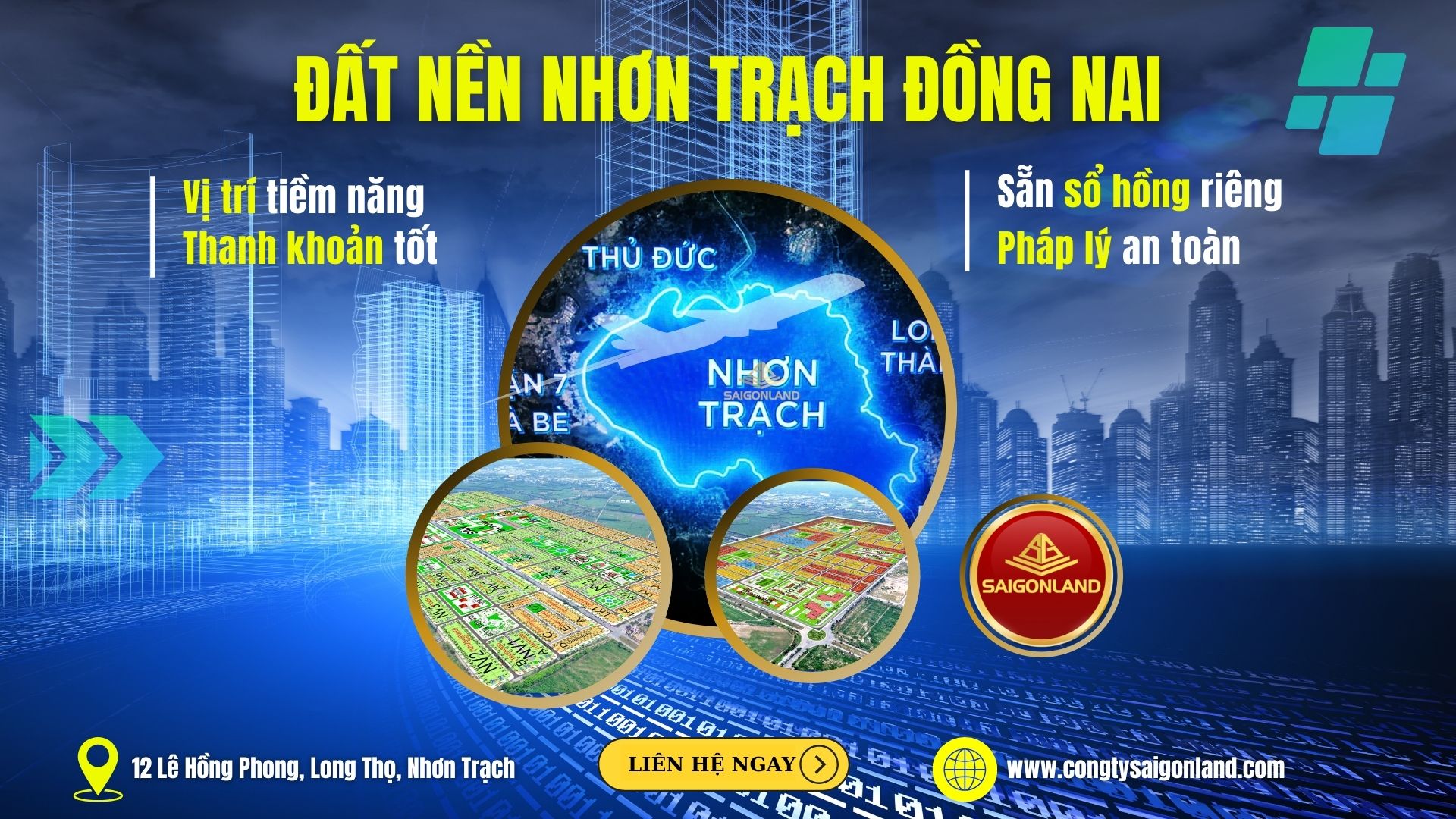 Saigonland - Chuyên đất nền sổ sẵn tại Nhơn Trạch với giá cực tốt cho nha đầu tư - Ảnh 2